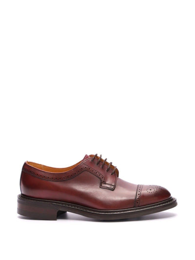 Macian Burgundy Sophie Derby shoes at Collagerie