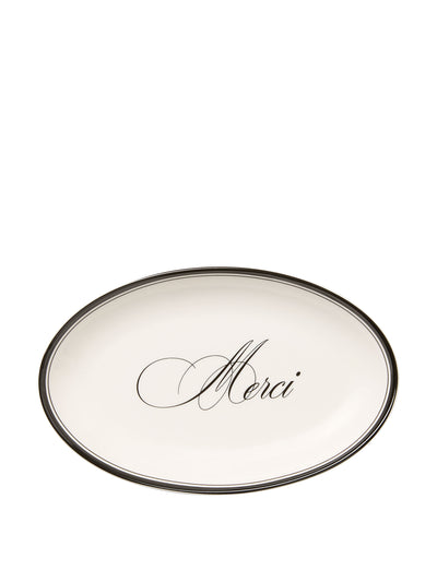 In The Roundhouse Merci small oval tray at Collagerie