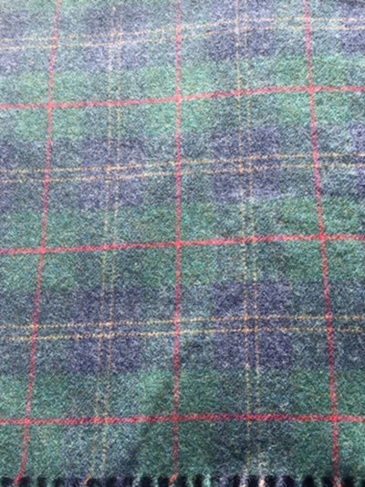 Islay Woollen Mill Tartan woven throw at Collagerie