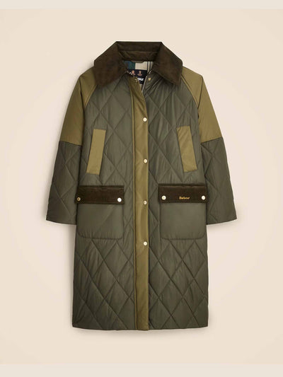 Barbour Cookston quilted coat at Collagerie