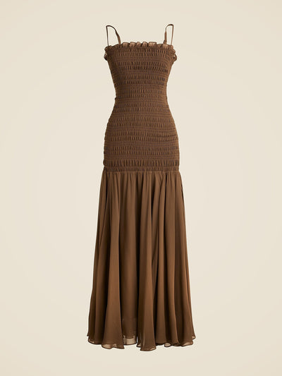 J.Crew Collection smocked chiffon dress at Collagerie