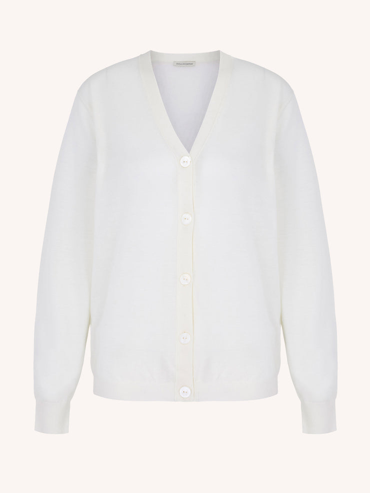 Jaynie Ivory Knit Cardigan