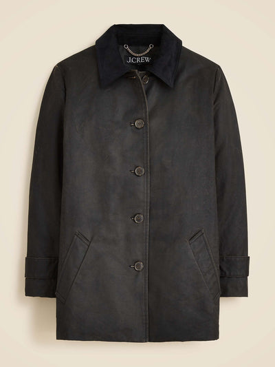 J.Crew Barn jacket in waxed canvas at Collagerie