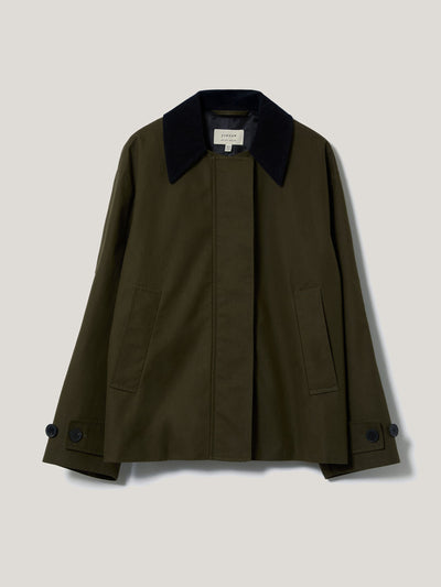 Jigsaw British Millerain cotton jacket at Collagerie