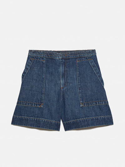 Jigsaw Denim patch pocket shorts at Collagerie