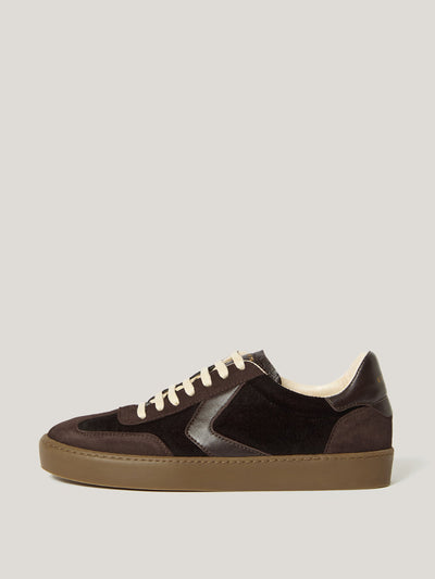 Jigsaw Portland velvet trainers at Collagerie