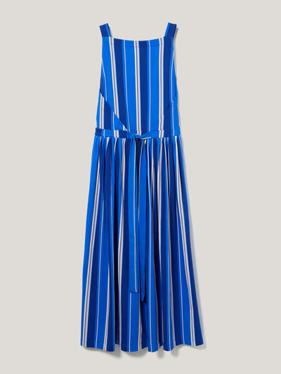 Jigsaw Stripe tie detail jersey dress at Collagerie