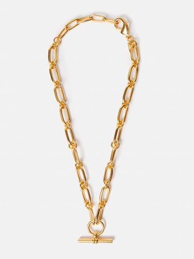 Jigsaw Trombone link chain necklace at Collagerie