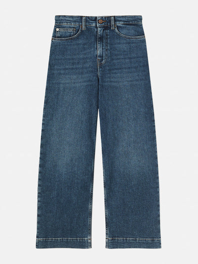 Jigsaw Tyne wide leg cropped jeans at Collagerie