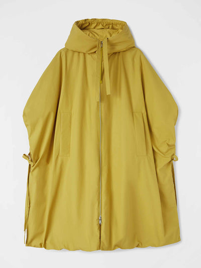 Jil Sander Dark yellow down coat at Collagerie