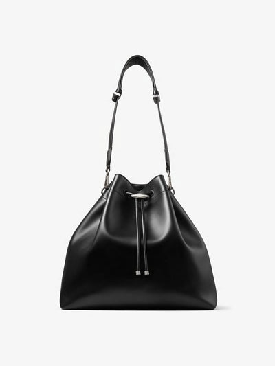 Jimmy Choo Cinch L black calf leather bag at Collagerie