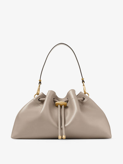 Jimmy Choo Cinch M taupe leather handbag at Collagerie