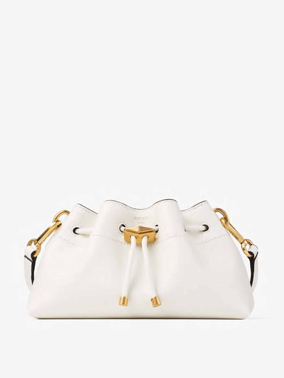 Jimmy Choo Cinch S latte leather bag at Collagerie