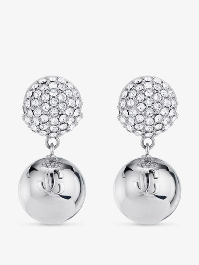 Jimmy Choo Double sphere earrings at Collagerie
