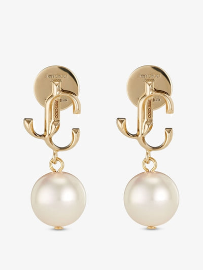 Jimmy Choo JC Pearl earrings at Collagerie