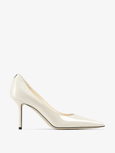 Jimmy Choo Love 85 latte patent leather pumps at Collagerie