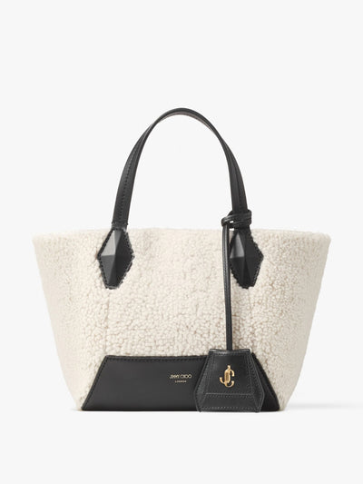 Jimmy Choo Diamond natural shearling tote at Collagerie