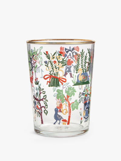 John Lewis 12 days of Christmas glass tumbler at Collagerie