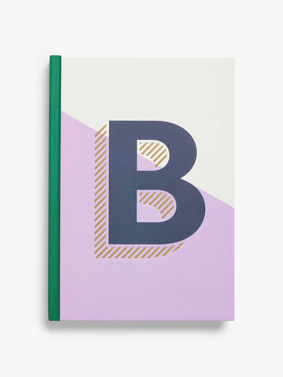 John Lewis A5 colour block initial notebook at Collagerie