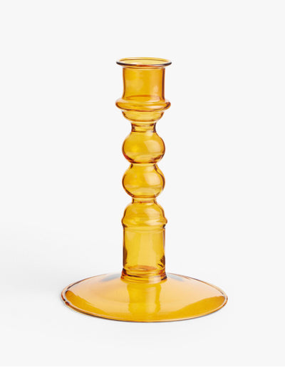 John Lewis Amber glass candle holder at Collagerie