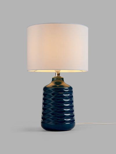 Anyday Annie blue ceramic table lamp at Collagerie