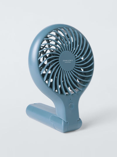 John Lewis & Partners Handheld and foldable desk fan at Collagerie