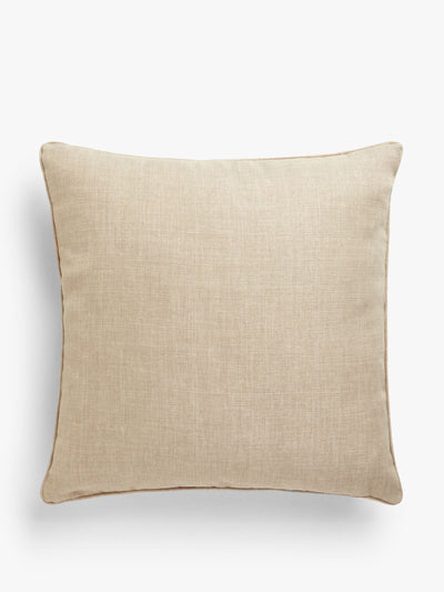 John Lewis Beige textured weave cushion at Collagerie