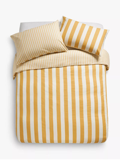 John Lewis & Partners Block stripe duvet cover set at Collagerie