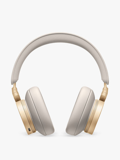 Bang & Olufsen Silver noise-cancelling bluetooth headphones at Collagerie