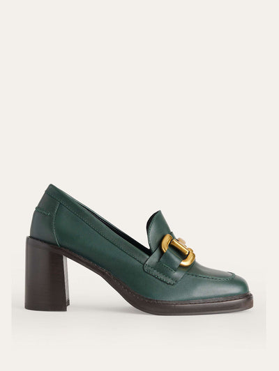Boden Stacked heel rounded-off square shoes at Collagerie