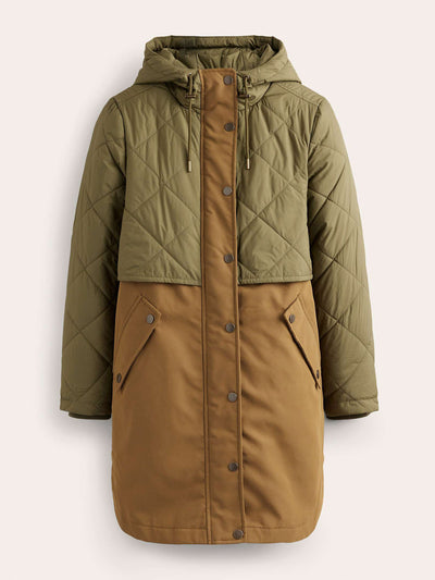 Boden Quilted parka at Collagerie