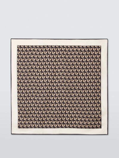 John Lewis & Partners Bonnie woven silk square scarf at Collagerie