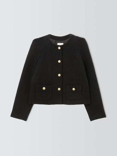 John Lewis & Partners Boucle wool blend jacket at Collagerie
