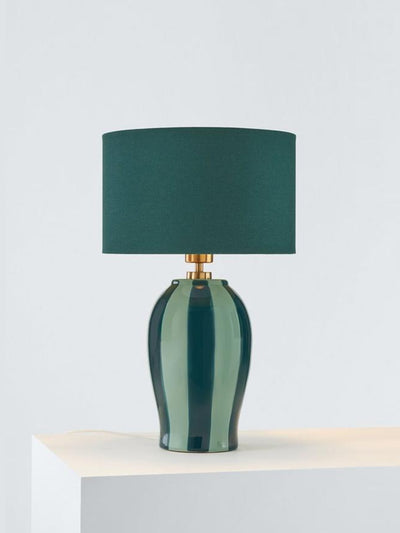 John Lewis & Partners Burano striped ceramic table lamp at Collagerie