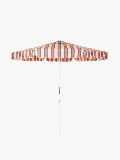Business & Pleasure Co. Striped market parasol at Collagerie
