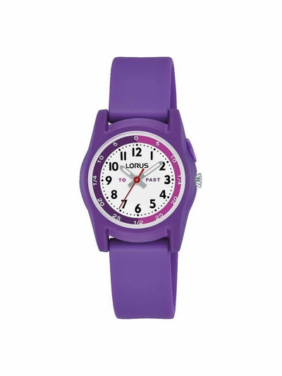 Lorus Purple silicone strap watch at Collagerie