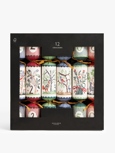 John Lewis Twelve days of Christmas crackers (set of 12) at Collagerie