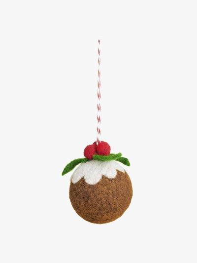 John Lewis & Partners Christmas pudding tree decoration at Collagerie