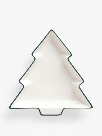 John Lewis & Partners Christmas tree fine China dish at Collagerie