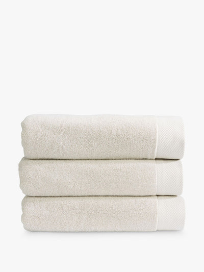 Christy Luxe Grey Turkish cotton bath towel at Collagerie