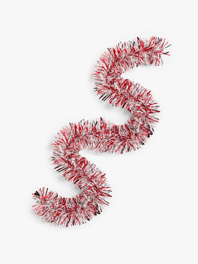 John Lewis Chunky tinsel candy cane at Collagerie