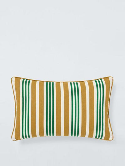 John Lewis & Partners Classic stripe indoor/outdoor cushion at Collagerie