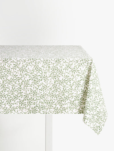 John Lewis Crinkle mistletoe cotton tablecloth at Collagerie