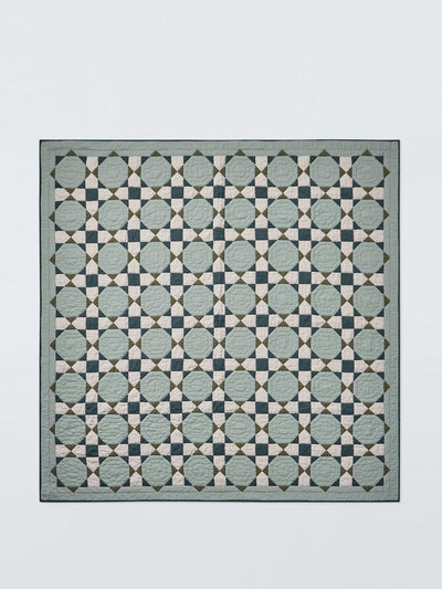 John Lewis & Partners Diamond patchwork quilt at Collagerie