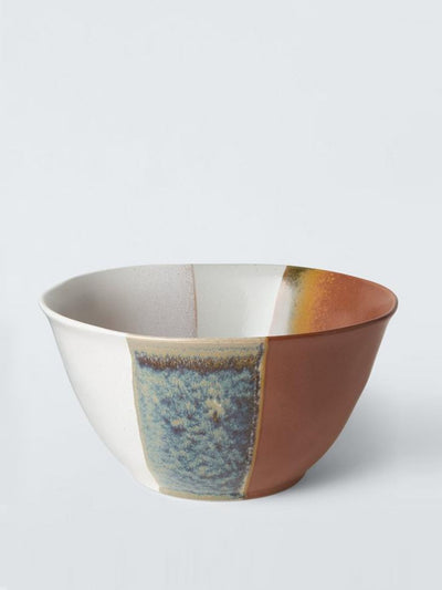 John Lewis & Partners Dipped reactive glaze stoneware serve bowl at Collagerie