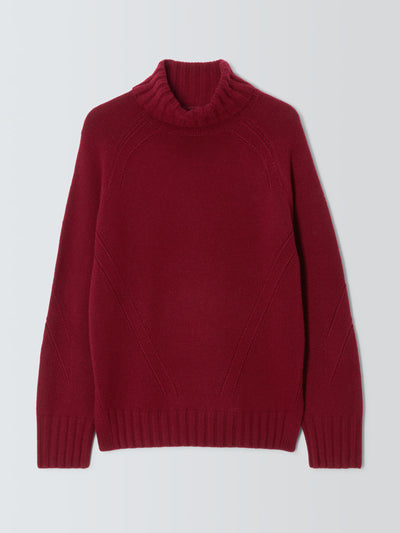 John Lewis & Partners Donegal wool-blend roll-neck jumper at Collagerie