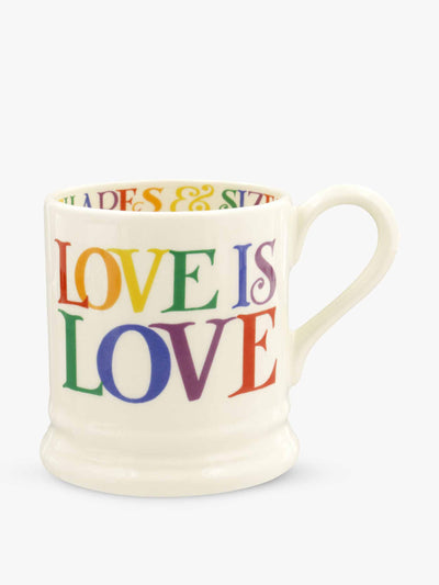 Emma Bridgewater Love Is Love' half print mug at Collagerie