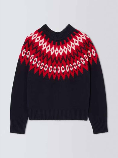 John Lewis & Partners Fair Isle wool-blend knit jumper at Collagerie