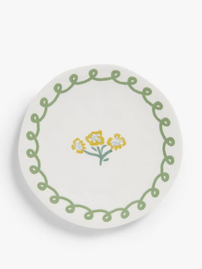 John Lewis & Partners Flora fine china side plate at Collagerie