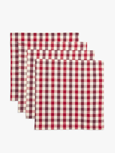 John Lewis Gingham cotton napkins (set of 4) at Collagerie